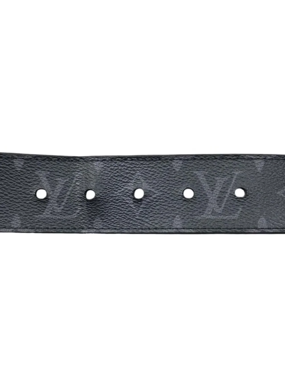 Louis Vuitton Belt Ceinture Downtown Monogram Leather Noir Black